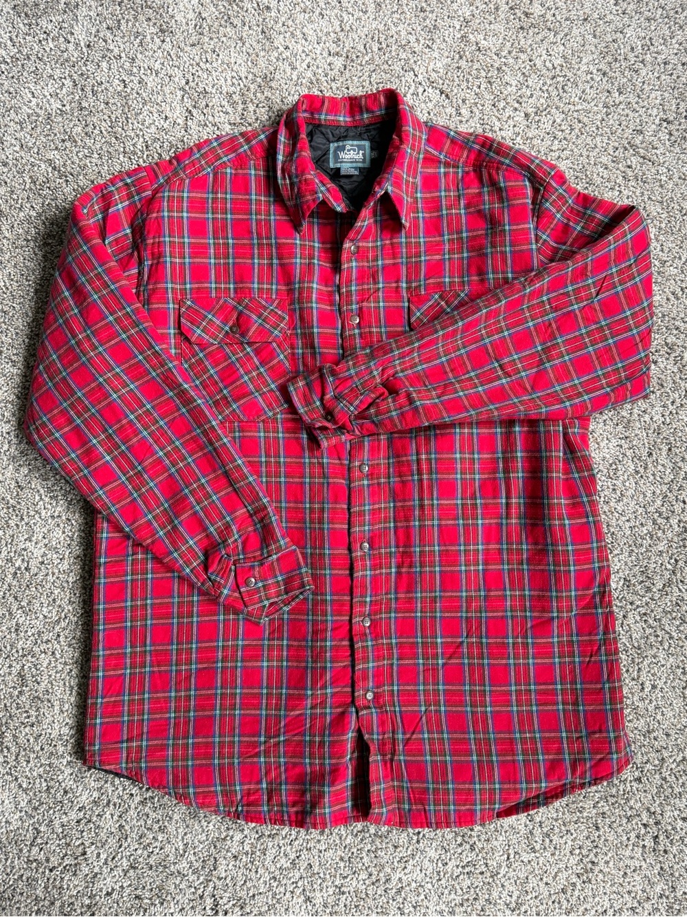 Woolrich Plaid Shirt Jacket Men’s Size XXL